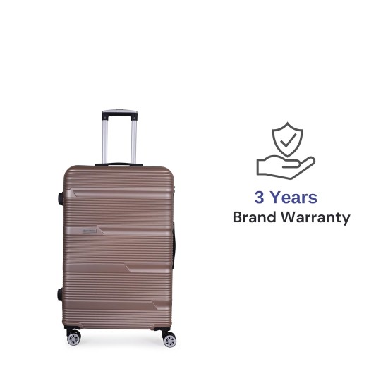 SPACEWALK GLOSTER Hard Case ABS Luggage, SMALL, 50L, 8 Spinner Wheels, TSA Lock, Anti-Theft Zip, Lightweight & Durable, 3-Year Warranty, Made in India SPACEWALK GLOSTER Hard Case ABS Luggage, SMALL, 50L, 8 Spinner Wheels, TSA Lock, Anti-Theft Zip, Lightweight & Durable, 3-Year Warranty, Made in India