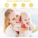 EpiskeyTeething Baby Chew Toys, BPA-Free Baby Teething Toy for Babies 0-6 Months. Natural Organic Freezer Safe Specialized Teether Toys for Toddlers, Relief Gingival Pain (3D TEETHER)