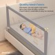 Cherilo Baby Bed Rail Guard for Baby Safety & Toddler Safety, 180cm X 73cm, Foldable & Portable, Height Adjustable & Collapsible Bed Rail Barrier, Single Bed Side Rails for Baby, (Pack of 1) Cherilo Baby Bed Rail Guard for Baby Safety & Toddler Safety, 180cm X 73cm, Foldable & Portable, Height Adjustable & Collapsible Bed Rail Barrier, Single Bed Side Rails for Baby, (Pack of 1)