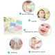 BabyGo Baby Muslin Washcloths, Super Soft 100% Cotton Face Towels | Reusable Hygiene Wash Cloth | Napkin for New Babies | Soft Hankies for Children (25cm x50cm) (Pack of 2)