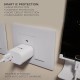 boAt WCD QC 3.0 18W Wall Charger with with Micro USB Cable, Quick Charge 3.0 Technology, Superior Protection, Maximum Efficiency(White)