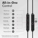 HUMBLE in Ear Wired Earphones with Mic for Type-C Port,10Mm Dynamic Drivers for Enhanced Bass,in Line Controls for Volume and Calls,1.2M Tangle Free Silicone Cable,Wide Compatibility,Metal Alloy Body