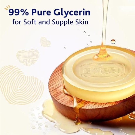 Chicco Baby Moments Glycerin Bathing Bar with 99% Pure Glycerin 300g (Buy 3 Get 1 Free)