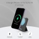 FLiX (Beetel) MagConnect Elite 10,000mAh 15W Magnetic Wireless Output,22.5W QC Pocket Power Delivery PPS,Type C & Type A Input/Output,Rapid Charge,LED Display,Perfect for iPhone 12,13,14(Black)
