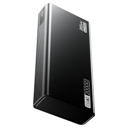 boAt Newly Launched PB435 Turbo 35W Power Bank with 20000mAh Battery, 35W 2-Way Super Fast Charging | 12-Layer Smart IC Protection | Triple Output & Dual Input in Sleek Aluminium Casing(Onyx Black)