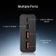 boAt Newly Launched PB435 Turbo 35W Power Bank with 20000mAh Battery, 35W 2-Way Super Fast Charging | 12-Layer Smart IC Protection | Triple Output & Dual Input in Sleek Aluminium Casing(Onyx Black)
