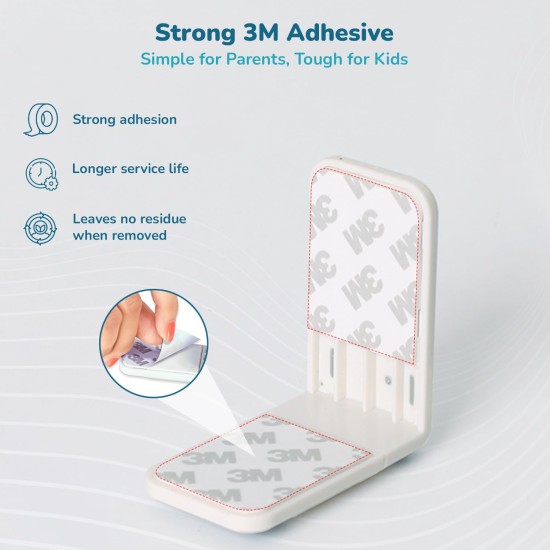 R for Rabbit Protector Plus Drawer Locker for Kids (1 Unit) | Premium Cabinets Door & Cupboard Lock | Wardrobe Child Safety Proofing Drawer Locks