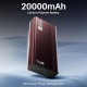 boAt Energyshroom PB401 20000mAh Power Bank| Micro USB and Type C (2-Way Input Ports), 22.5W, 3X Output Ports, Compatible with Tablets, Smartphones, Earbuds, Smartwatch (Wine Red)