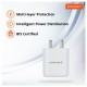 Reconnect 20 Watt Fast Charging Wall Charger, Dual Ports (USB-A & USB-C), QC 3.0 Certified, Multi-Layer Protection, Intelligent Power Distribution, Fire Retardant Body, White Reconnect 20 Watt Fast Charging Wall Charger, Dual Ports (USB-A & USB-C), QC 3.0 Certified, Multi-Layer Protection, Intelligent Power Distribution, Fire Retardant Body, White
