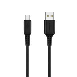 Reconnect RATCB1006 USB A to USB C Cable, Black Reconnect RATCB1006 USB A to USB C Cable, Black