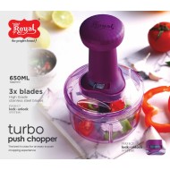 Royal Kitchenware Turbo Push Chopper (650 ml) Royal Kitchenware Turbo Push Chopper (650 ml)