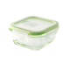 Swissboro Fresh Lock Borosilicate Glass Square Container 1 pc-320 ML
