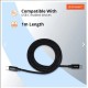 Reconnect type-c to type-c Nylon braided cable | Fast charging and Data Sync | c cable for samsung, vivo, redmi, realme, oppo, oneplus, infinix, poco, xiaomi, motorola, itel and more...
