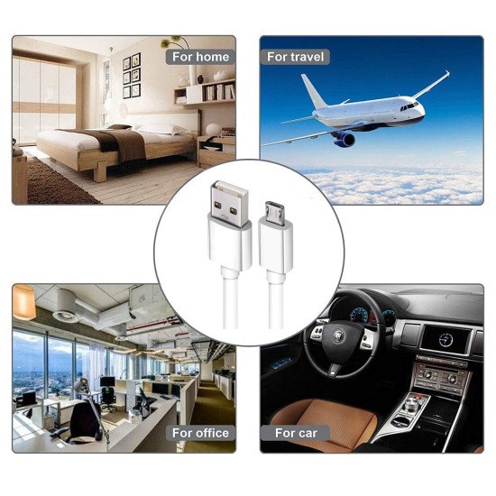 Karbonn Aura Sleek Plus, Karbonn Frames S9, Karbonn Aura Storm, Karbonn A9 Indian Cable with 1 Meter Micro USB Data Cable