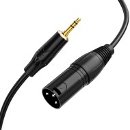 CableCreation 3.5mm to XLR Male, 3-Pole TRS Stereo Male to XLR Male Cable Compatible with iPhone, iPod, Tablet, Laptop and More, Black 6 Feet/1.8M CableCreation 3.5mm to XLR Male, 3-Pole TRS Stereo Male to XLR Male Cable Compatible with iPhone, iPod, Tablet, Laptop and More, Black 6 Feet/1.8M