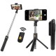 Bluetooth Extendable Wireless Ultra-Compact Selfie Stick with Remote and Tripod Stand for iPhone, Samsung, All Android, All Type C and More Bluetooth Extendable Wireless Ultra-Compact Selfie Stick with Remote and Tripod Stand for iPhone, Samsung, All Android, All Type C and More