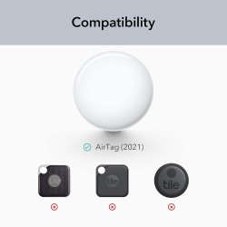 ESR Tag Keychain, Silicone Case Compatible with AirTag (2021), 2 Pack, Soft and Flexible Tag Holder, Portable Protective Cover, Keeps Signal Strong, Cloud Series,Black/Red ESR Tag Keychain, Silicone Case Compatible with AirTag (2021), 2 Pack, Soft and Flexible Tag Holder, Portable Protective Cover, Keeps Signal Strong, Cloud Series,Black/Red