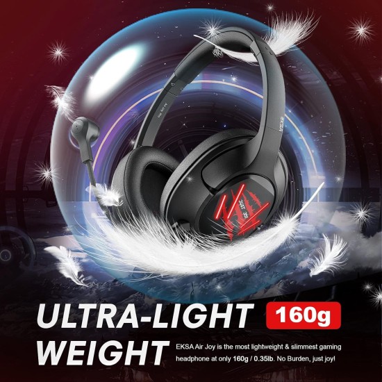 Eksa E3 Mobile Virtual 7.1 Surround Gaming Wired Over Ear Headphones With Mic -3.5Mm For Switch, Computer With Detachable Noise Cancelling, Ultra Lightweight Comfortable Usb Gaming (Red) Eksa E3 Mobile Virtual 7.1 Surround Gaming Wired Over Ear Headphones With Mic -3.5Mm For Switch, Computer With Detachable Noise Cancelling, Ultra Lightweight Comfortable Usb Gaming (Red)
