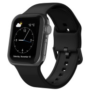 VEMIGON Compatible with Apple Watch Straps 49mm 45mm 44mm 42mm, Soft Silicone band with Classic Clasp for iWatch Series 8 7 6 5 4 3 2 1 SE Ultra (Watch Not Included)(49/45/44/42mm, Black) VEMIGON Compatible with Apple Watch Straps 49mm 45mm 44mm 42mm, Soft Silicone band with Classic Clasp for iWatch Series 8 7 6 5 4 3 2 1 SE Ultra (Watch Not Included)(49/45/44/42mm, Black)