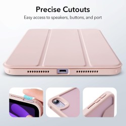ESR Hybrid Case Compatible with iPad Mini 6 (8.3 inch, 2021), Detachable Magnetic Case for iPad Mini 6 2021, Hard PC Back Cover, Auto Sleep/Wake, Supports Pencil 2, Rebound Series, Frosted Pink ESR Hybrid Case Compatible with iPad Mini 6 (8.3 inch, 2021), Detachable Magnetic Case for iPad Mini 6 2021, Hard PC Back Cover, Auto Sleep/Wake, Supports Pencil 2, Rebound Series, Frosted Pink