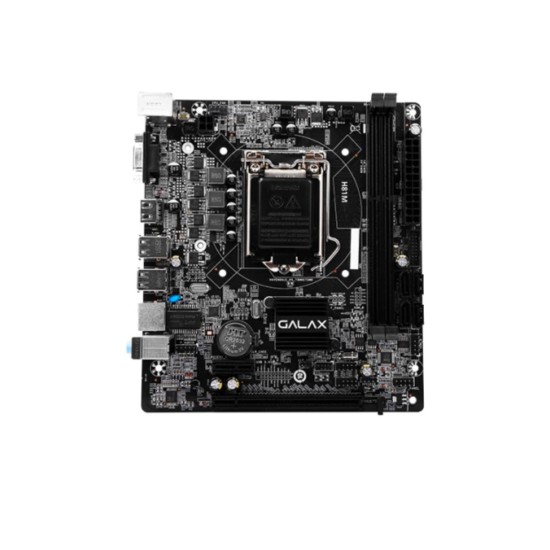 GALAX H81M Intel Motherboard SATA 6Gbps, DDR3 1333/1600 Max 16GB, HDMI, USB 2.0