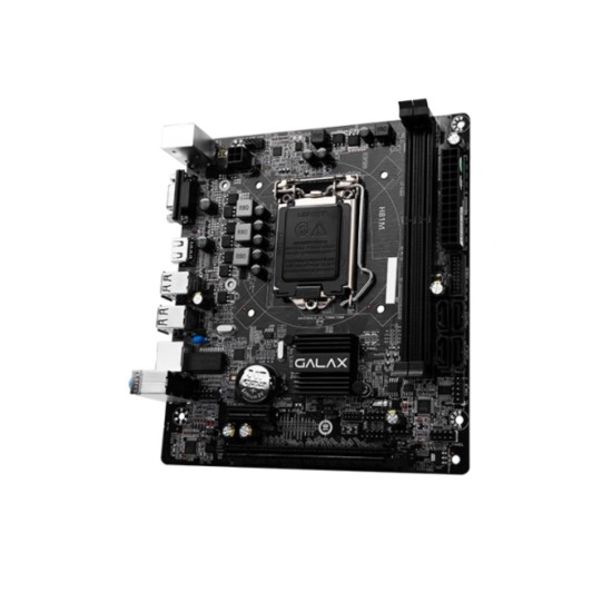 GALAX H81M Intel Motherboard SATA 6Gbps, DDR3 1333/1600 Max 16GB, HDMI, USB 2.0