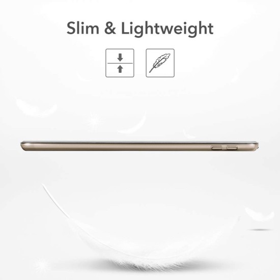 ESR Trifold Case for iPad 9/8/7 Gen (2021, 2020, 2019), Auto Sleep/Wake, Lightweight Hard Case, Trifold Stand, Ascend Series, Gray ESR Trifold Case for iPad 9/8/7 Gen (2021, 2020, 2019), Auto Sleep/Wake, Lightweight Hard Case, Trifold Stand, Ascend Series, Gray