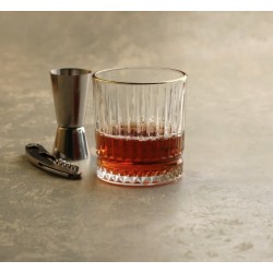 Dubai Whisky Glass 330 ml - Set of 6 Pcs YG1686 - With Gold Line 