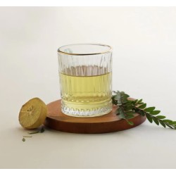 Dubai Juice Glass 230ml Set of 6 Pc YG1690 - With Gold Line