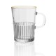 Casablanca Beer Mug 490ml - Set of 4 Pcs - With Gold Line YG1874