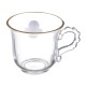 Crystal Glass Mug 210ml - Set Of 6 Pcs YG19539