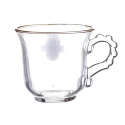 Crystal Glass Mug 210ml - Set Of 6 Pcs YG19539