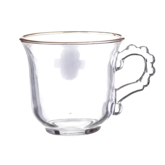 Crystal Glass Mug 210ml - Set Of 6 Pcs YG19539