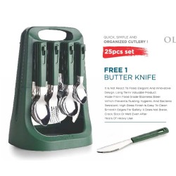 Royal Kitchen Olive Cutlery Set