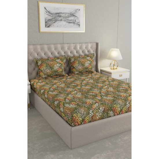 Raymond Home Cozzy 104 TC Double Bedsheet with 2 Pillow Covers Raymond Home Cozzy 104 TC Double Bedsheet with 2 Pillow Covers