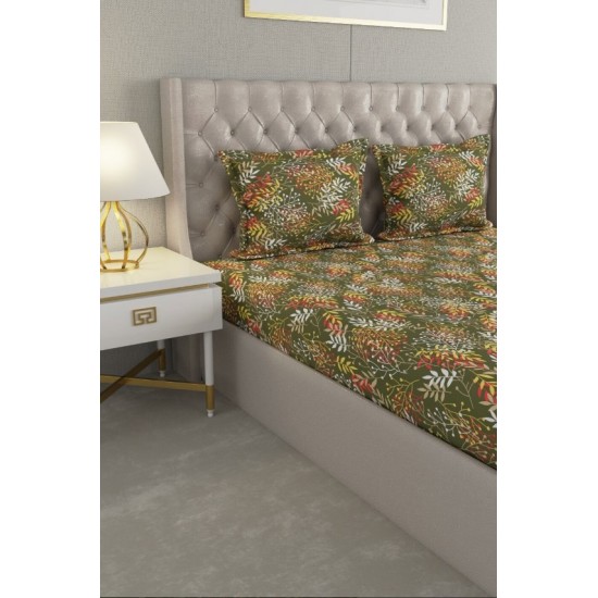 Raymond Home Cozzy 104 TC Double Bedsheet with 2 Pillow Covers Raymond Home Cozzy 104 TC Double Bedsheet with 2 Pillow Covers