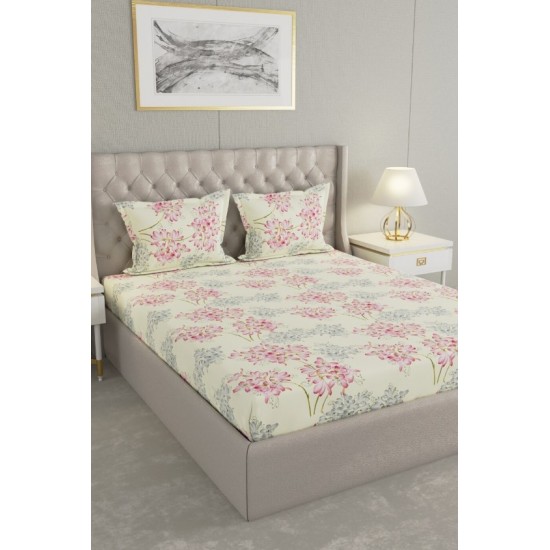 Raymond Home Cozzy 104 TC Double Bedsheet with 2 Pillow Covers Raymond Home Cozzy 104 TC Double Bedsheet with 2 Pillow Covers