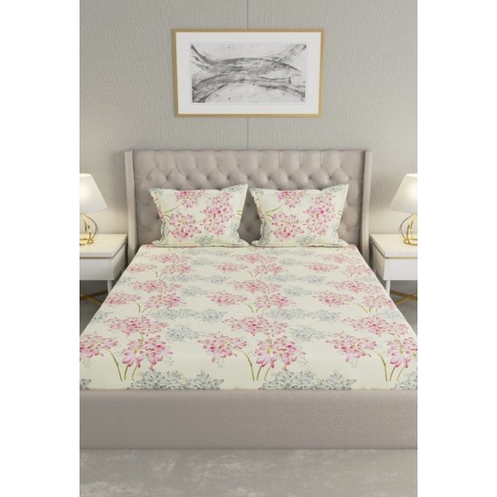 Raymond Home Cozzy 104 TC Double Bedsheet with 2 Pillow Covers Raymond Home Cozzy 104 TC Double Bedsheet with 2 Pillow Covers