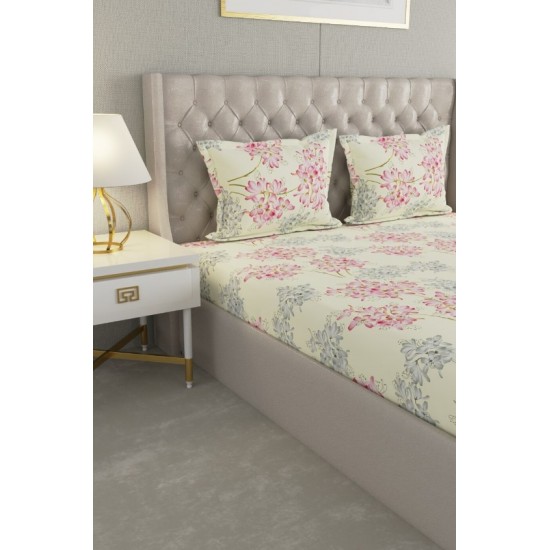 Raymond Home Cozzy 104 TC Double Bedsheet with 2 Pillow Covers Raymond Home Cozzy 104 TC Double Bedsheet with 2 Pillow Covers