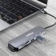 Verilux ® USB C Hub Multiport Adapter 6 in 1 Portable Aluminum USB Extender Verilux ® USB C Hub Multiport Adapter 6 in 1 Portable Aluminum USB Extender