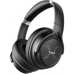 Tribit XFree Go Headphones with Mic - Black