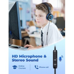 iClever Kids Wired Headphones for Boys, Headphones for Kids iClever Kids Wired Headphones for Boys, Headphones for Kids