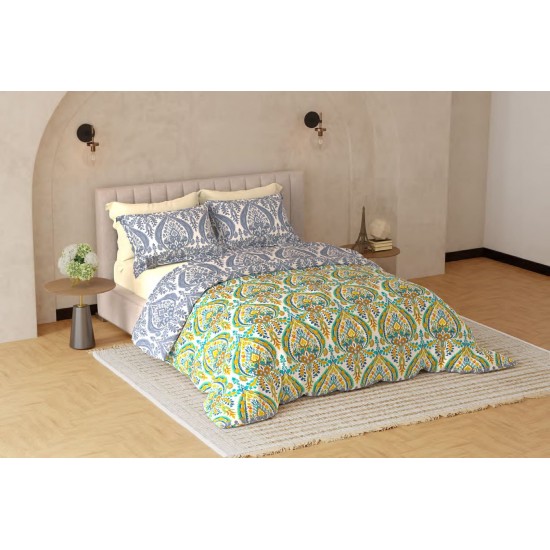 Raymond Home Avenue Cotton Rich King Bedsheet with 2 Pillow Covers Raymond Home Avenue Cotton Rich King Bedsheet with 2 Pillow Covers