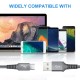 Wayona Type C Cable Nylon Braided Usb C Quick Charger Fast Charging Cord For Tablets Samsung Galaxy - (1M, Grey) Wayona Type C Cable Nylon Braided Usb C Quick Charger Fast Charging Cord For Tablets Samsung Galaxy - (1M, Grey)