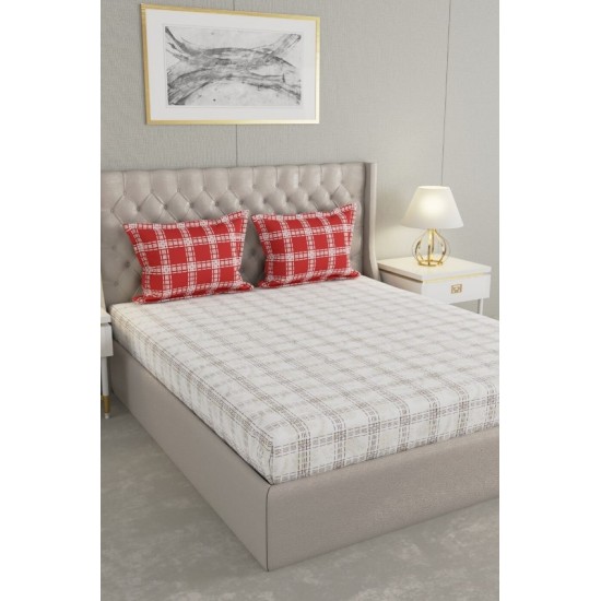 Raymond Home Camphor 144 TC Double Bedsheet with 2 Pillow Covers