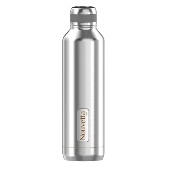 Nouvetta Elite Double Wall Stainless Steel Flask, 750 ml, Steel Nouvetta Elite Double Wall Stainless Steel Flask, 750 ml, Steel