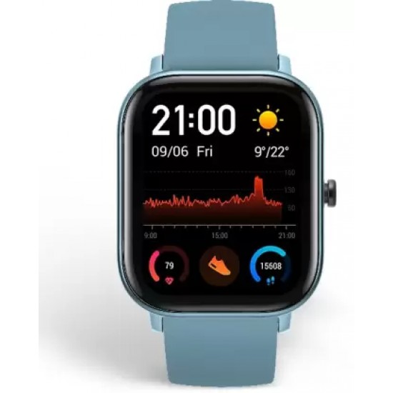 huami Amazfit GTS 1,65 HD AMOLED Ultrathin and lightweight metal body Smartwatch (Blue Strap, Regular) huami Amazfit GTS 1,65 HD AMOLED Ultrathin and lightweight metal body Smartwatch (Blue Strap, Regular)