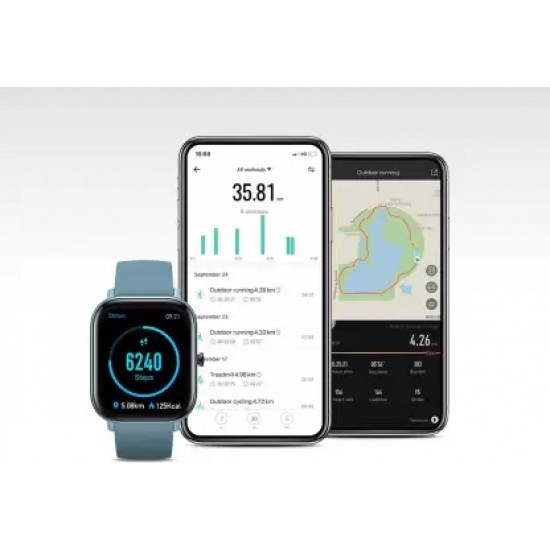 huami Amazfit GTS 1,65 HD AMOLED Ultrathin and lightweight metal body Smartwatch (Blue Strap, Regular) huami Amazfit GTS 1,65 HD AMOLED Ultrathin and lightweight metal body Smartwatch (Blue Strap, Regular)