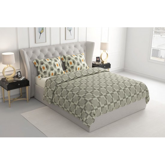 Raymond Home Jazzy Cotton Rich Double Bedsheet with 2 Pillow Covers Raymond Home Jazzy Cotton Rich Double Bedsheet with 2 Pillow Covers