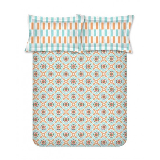 Raymond Home Jazzy Cotton Rich Double Bedsheet with 2 Pillow Covers Raymond Home Jazzy Cotton Rich Double Bedsheet with 2 Pillow Covers